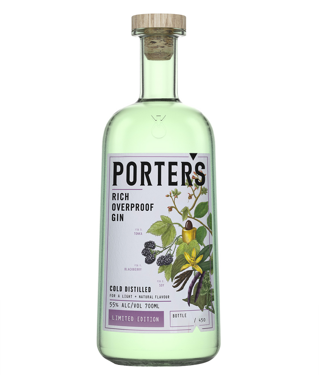 Porter's Rich Overproof Gin 55 700ml Wholly Spirits